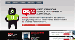 Desktop Screenshot of cesyac.org.ar